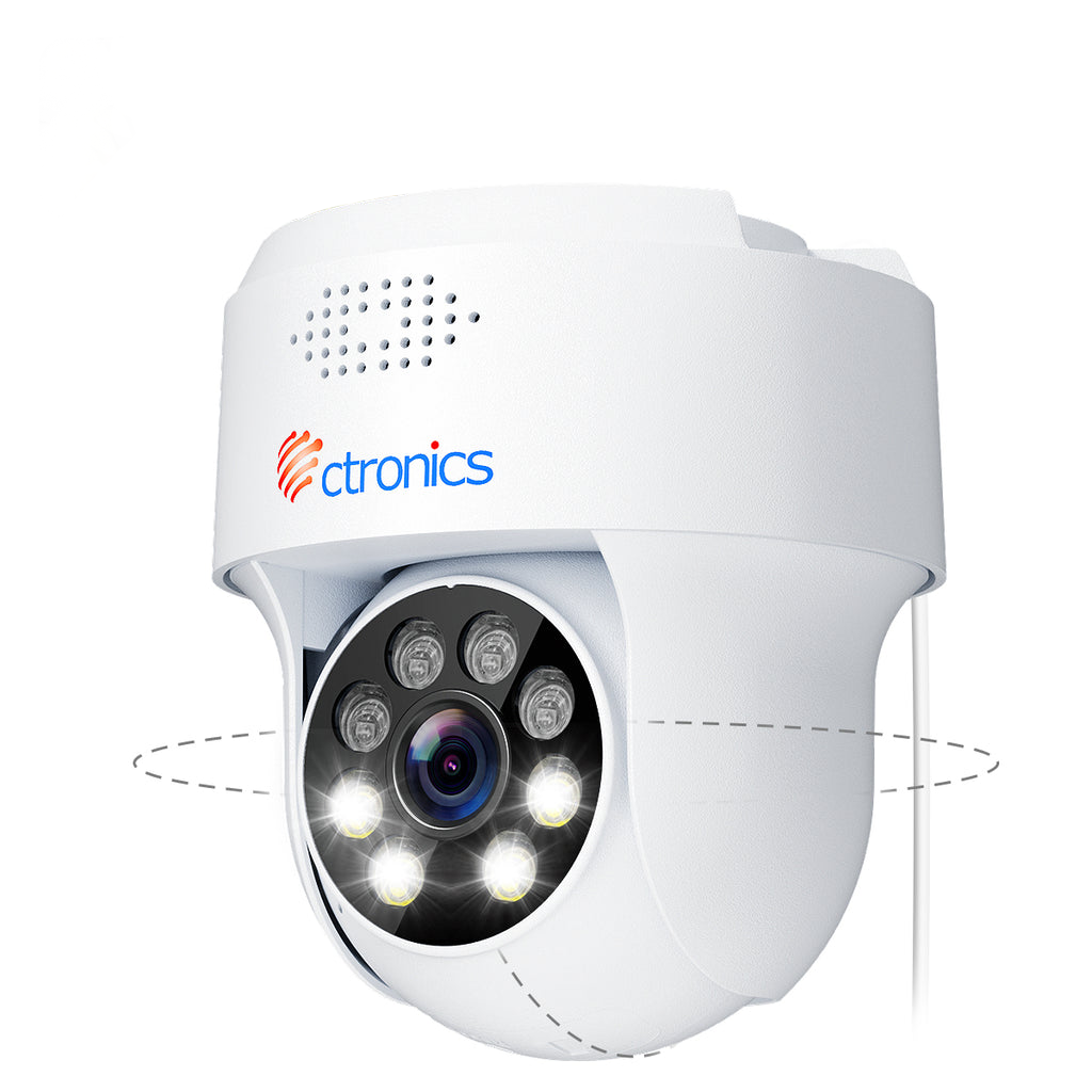 【サイバービジョン】 Smart 2K 4MP Indoor/Outdoor Camera Dual Lens and 6X Hybrid